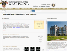 Tablet Screenshot of digital-library.usma.edu