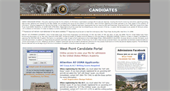 Desktop Screenshot of candidate.usma.edu